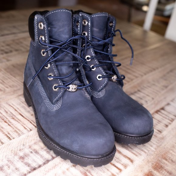 Timberland Blue Suede Boots - Picture 2 of 5